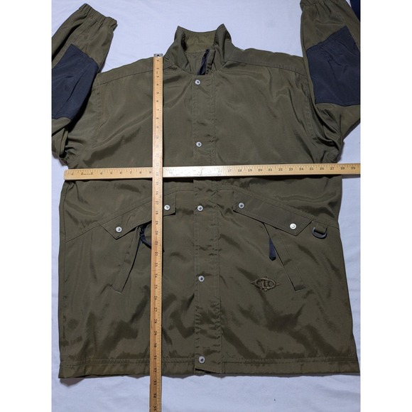 VTG KILLER LOOP OVERPLUS COMFORT Men Large Green Nylon Full Zip Snap Jacket - Picture 12 of 16